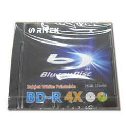 Ritek Blu-ray BD-R 25GB 4X - High Definition Recordable Disc