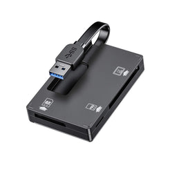 Simplecom CR309 3-Slot USB 3.0 Card Reader with Card Storage Case