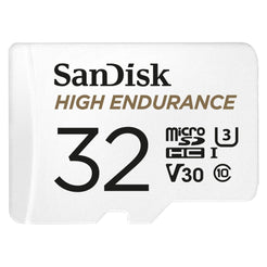 SanDisk High Endurance MicroSDHC Card 32GB - UHS-I C10 U3 V30 100MB/s R 40MB/s W SD Adaptor