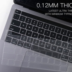 Keyboard Cover Skin For MacBook Pro 13 Pro 16 A2338 A2289 A2251 A2141 M1 M2 2020 to 2023 Clear