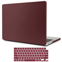 Suitable for  MacBook Pro 16 inch Case 2023 2022 2021 M2 A2780 A2485 M1 Pro/Max Hard Shell Case Keyboard Cover Wine Red