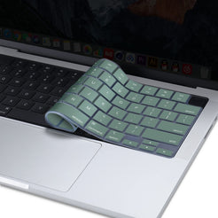 Keyboard Cover Skin For MacBook Air Pro 13 13.6 14 15.3 16 A2442 A2779 A2485 A2780 A2681 A2941 M1 M2 2021 to 2023 Dgreen