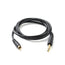 1.5M 6.35mm to RCA Male Audio Cable - High-Quality Male to Male Connector, Ideal for Audio &amp; Video