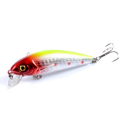 10x Popper Poppers 7.2cm Fishing Lure Set - Surface Tackle for Fresh & Saltwater