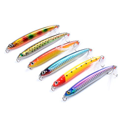 6x Popper Minnow 10cm Fishing Lure Lures Surface Tackle Fresh Saltwater