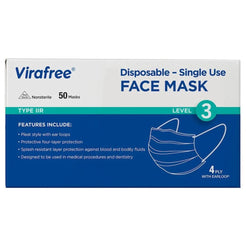 Disposable Surgical Face Mask - 50 Masks Level 3