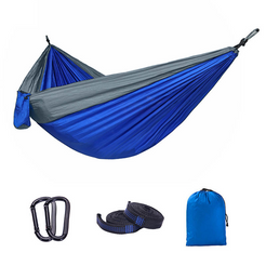 Blue & Grey Camping Hammock