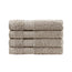 Linenland Bath Towel Set - 4 Piece Cotton Washcloths - Sandstone