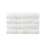 Linenland Bath Towel 4 Piece Cotton Hand Towels Set - White