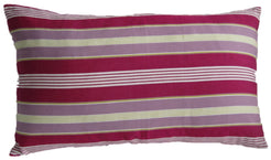 Coste Fuchsia 35x70cm Multicoloured Striped Cushion Cover