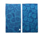 Set of 4 Imperfect Jacquard Terry Beach Towels Star Fish