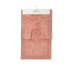 J.Elliot Home Home 2000GSM 2 Pce Dawson 100% Cotton Bath Mat Set Clay Pink