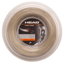 Head Lynx Tour 17g Tennis String Reel 200m 1.25mm Control Spin - Champagne