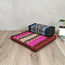 Meditation Cushion + Seating Block Set  StPink-YB-BlueEle