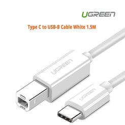 Ugreen Type C to USB-B Cable White 1.5M 40417